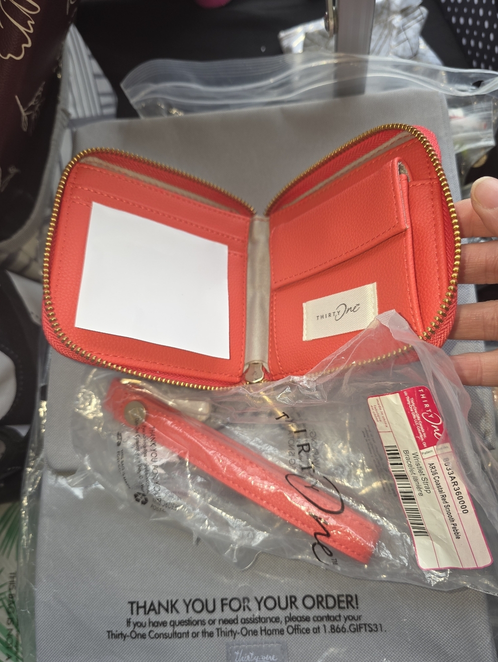Coastsl Red Mini All About The Benjamins Wallet